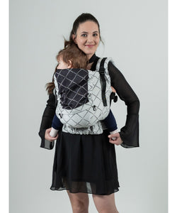 ISARA Preschooler Carrier - Diamonda Grey - 100% ekologisk bomull