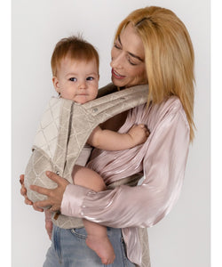 ISARA Quick Half Buckle Carrier - Au Naturel - 55% linne, 45% ekologisk bomull