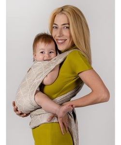 ISARA Quick Half Buckle Carrier - Au Naturel - 55% linne, 45% ekologisk bomull
