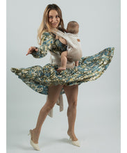 Laden Sie das Bild in den Galerie-Viewer, ISARA Quick Half Buckle Carrier - Champagne Velvet - insidan 100% ekologisk bomull
