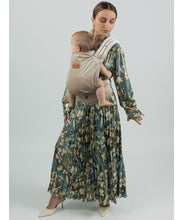 Laden Sie das Bild in den Galerie-Viewer, ISARA Quick Half Buckle Carrier - Champagne Velvet - insidan 100% ekologisk bomull
