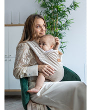 Laden Sie das Bild in den Galerie-Viewer, ISARA Quick Half Buckle Carrier - Champagne Velvet - insidan 100% ekologisk bomull
