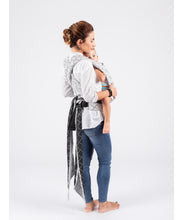 Laden Sie das Bild in den Galerie-Viewer, ISARA Quick Half Buckle Carrier - Diamonda Grey - 100% ekologisk bomull
