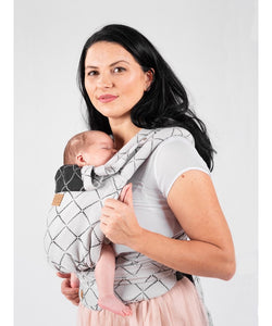 ISARA Quick Half Buckle Carrier - Diamonda Grey - 100% ekologisk bomull