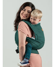 Laden Sie das Bild in den Galerie-Viewer, ISARA Quick Half Buckle Carrier - Evergreen Linen - 100% linne
