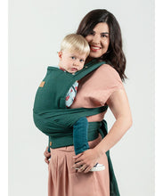 Laden Sie das Bild in den Galerie-Viewer, ISARA Quick Half Buckle Carrier - Evergreen Linen - 100% linne

