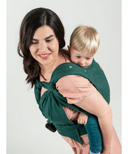 Laden Sie das Bild in den Galerie-Viewer, ISARA Quick Half Buckle Carrier - Evergreen Linen - 100% linne
