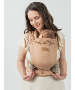ISARA Quick Half Buckle Carrier - Macchiato - 100% bomull