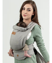 Laden Sie das Bild in den Galerie-Viewer, ISARA Quick Half Buckle Carrier - Misty Linen - 100% linne
