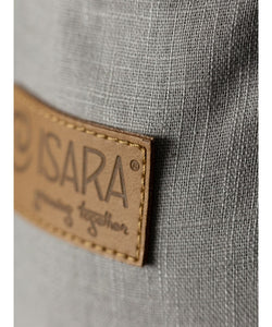 ISARA Quick Half Buckle Carrier - Misty Linen - 100% linne