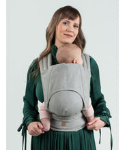 Laden Sie das Bild in den Galerie-Viewer, ISARA Quick Half Buckle Carrier - Misty Linen - 100% linne
