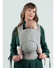 Load image into Gallery viewer, ISARA Quick Half Buckle Carrier - Misty Linen - 100% linne
