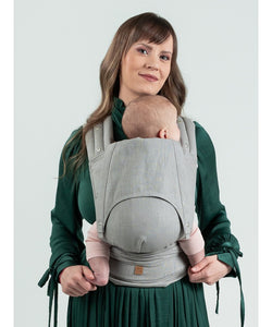 ISARA Quick Half Buckle Carrier - Misty Linen - 100% linne