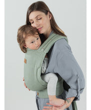 Load image into Gallery viewer, ISARA Quick Half Buckle Carrier - Sage Green Linen - 100% linne
