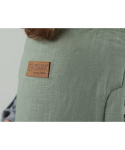 Load image into Gallery viewer, ISARA Quick Half Buckle Carrier - Sage Green Linen - 100% linne
