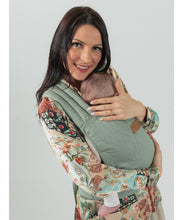 Load image into Gallery viewer, ISARA Quick Half Buckle Carrier - Sage Green Linen - 100% linne
