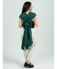 Laden Sie das Bild in den Galerie-Viewer, ISARA QuickTie Carrier - Evergreen Linen - 100% linne
