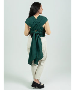ISARA QuickTie Carrier - Evergreen Linen - 100% linne