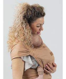 ISARA QuickTie Carrier - Macchiato - 100% bomull