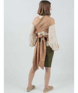 ISARA QuickTie Carrier - Macchiato - 100% bomull