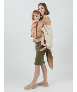 ISARA QuickTie Carrier - Macchiato - 100% bomull