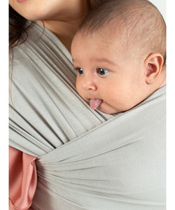 ISARA Strick-Babytragetuch - Silver Grey