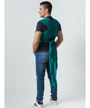 Laden Sie das Bild in den Galerie-Viewer, ISARA Strick-Babytragetuch - Teal
