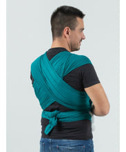 Laden Sie das Bild in den Galerie-Viewer, ISARA Strick-Babytragetuch - Teal
