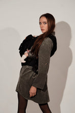 Load image into Gallery viewer, Flip Baby Carrier - Just Black - 65% bamboo viscose, 35% organic cotton
