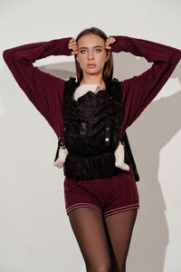 Flip Babytrage - Lilenia Black Beauty - 100% Bambusviskose