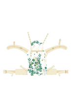 Load image into Gallery viewer, Flip Baby Carrier - Golden Eucalyptus - 59% organic cotton, 40% bamboo viscose, 1% polyester

