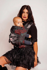 Flip X Baby Carrier - Skulls N'Roses - 50% bamboo viscose, 50% Tencel®