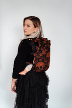 Load image into Gallery viewer, Onbu Baby Carrier - Skulls x Florian - 56% bamboo viscose, 41% organic cotton, 2% lurex, 1% polyester

