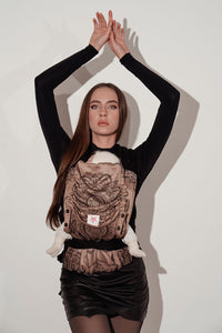 TaiTai Baby Carrier - Mandala Chocciato - 55% bambu viskos, 45% ekologisk bomull