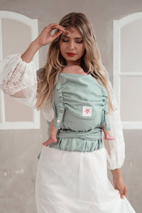 WrapStar Baby Carrier - Heart2Heart Mint - 100% ekologisk bomull