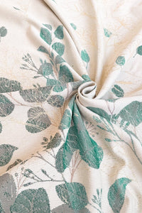 KOKADI Woven Baby Wrap/Vävd sjal - Golden Eucalyptus - 59% ekologisk bomull, 40% bambu viskos, 1% polyester