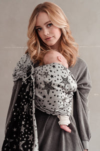 KOKADI Ringsjal - Leo Stars Metallic - 55% ekologisk bomull, 49% bambu viskos, 1% polyester