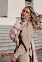 Load image into Gallery viewer, KOKADI Woven Baby Wrap - Heart2Heart Rose - 100% organic cotton
