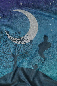 KOKADI Woven Baby Wrap/Vävd sjal - Jasmine's Magic Lamp - 99% bambu viskos, 1% polyester