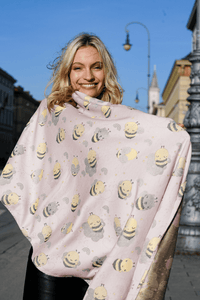 KOKADI Woven Baby Wrap/Vävd sjal - Wonder Bee Maya - 55% bambu viskos, 45% ekologisk bomull