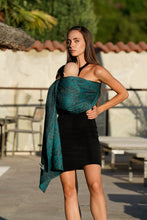 Load image into Gallery viewer, KOKADI Ring Sling - Lilenia Mermaid - 50% bamboo viscose, 49% organic cotton, 1% polyester
