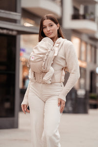 Flip X Baby Carrier - Heart2Heart Cream - 100% ekologisk bomull