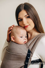 Ladda upp bild till gallerivisning, LennyLight Carrier - LITTLE HERRINGBONE BABY CAFFE LATTE - 100% bomull
