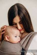 Ladda upp bild till gallerivisning, LennyLight Carrier - LITTLE HERRINGBONE BABY CAFFE LATTE - 100% bomull
