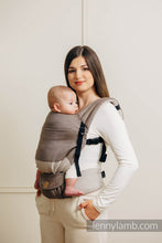 Ladda upp bild till gallerivisning, LennyLight Carrier - LITTLE HERRINGBONE BABY CAFFE LATTE - 100% bomull
