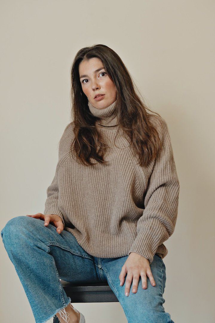 Sweet Mama amningspolotröja moka