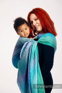 Ring sling - PEACOCK'S TAIL - FANTASY - 100% cotton