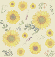 Laden Sie das Bild in den Galerie-Viewer, Vorbestellen! - SUNFLOWERS - 100% Baumwolle
