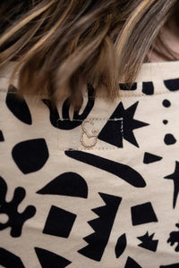 Geometrisk amningst-shirt