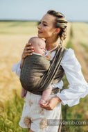Lenny Lamb Woven Baby Wrap/Vävd sjal - ARROW - WOOD - 100% linne